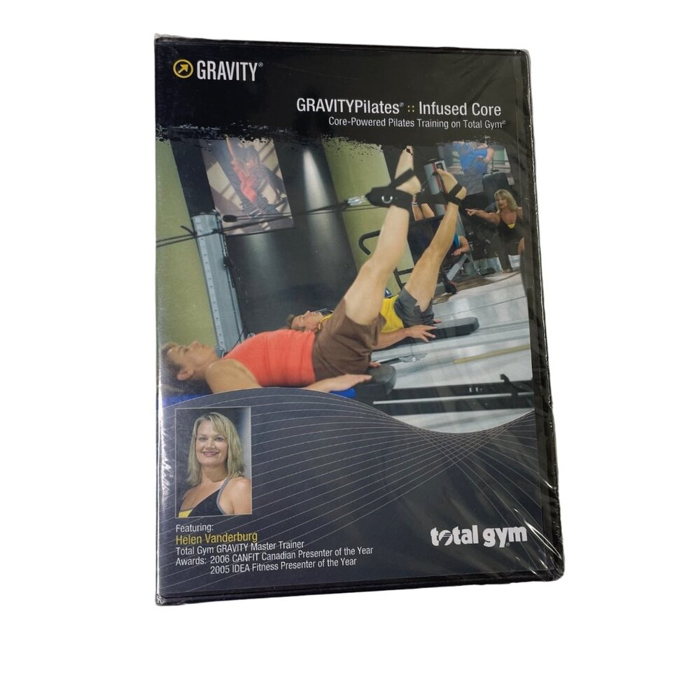 Gravity Pilates Infused Core Total Gym Workout DVD Program Booklet 2011 u